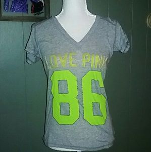 💥SALE💥PINK vs 💕 Gray Tee